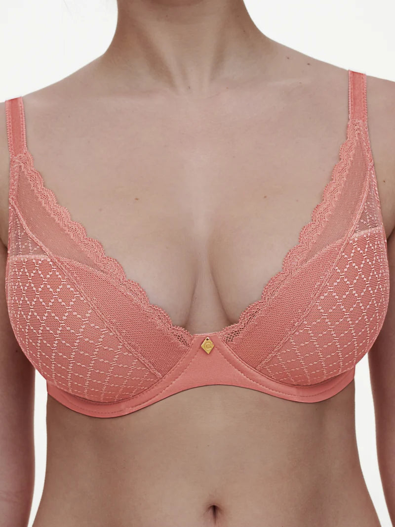 Chantelle EasyFeel - Norah Chic Plunge T-Shirt Bra Rose Canyon