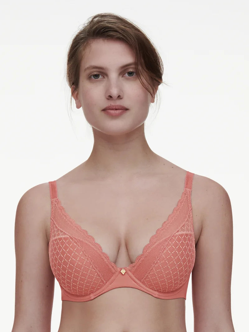 Chantelle EasyFeel - Norah Chic Plunge T-Shirt Bra Rose Canyon