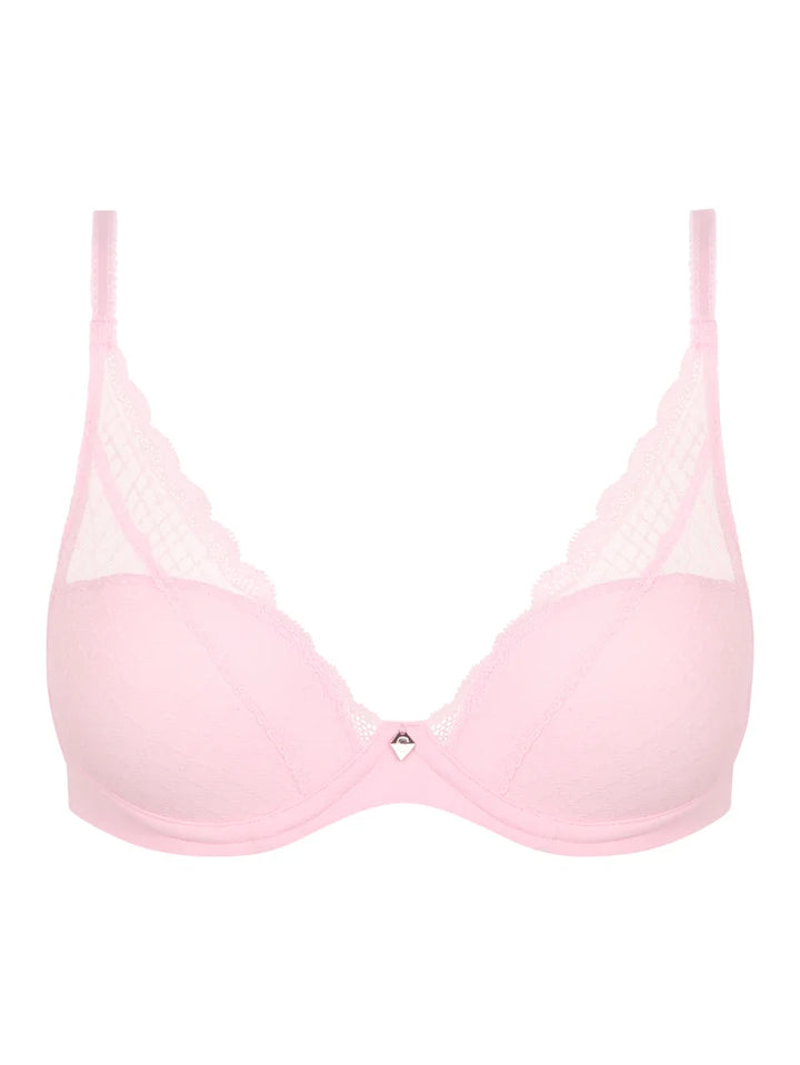 Chantelle - Norah Chic Plunge T-Shirt Bra Candy Pink