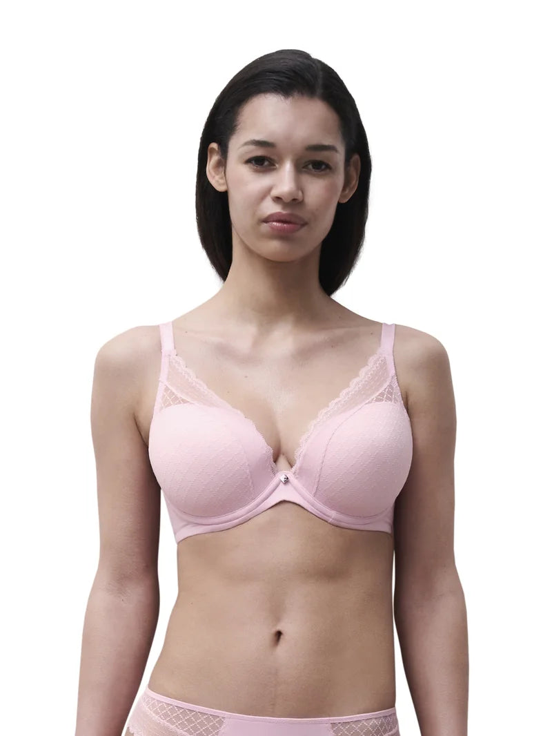Chantelle - Norah Chic Plunge T-Shirt Bra Candy Pink