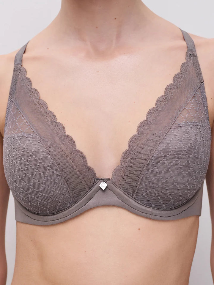 Chantelle EasyFeel - Norah Chic Plunge T-Shirt Bra Bronzed Taupe