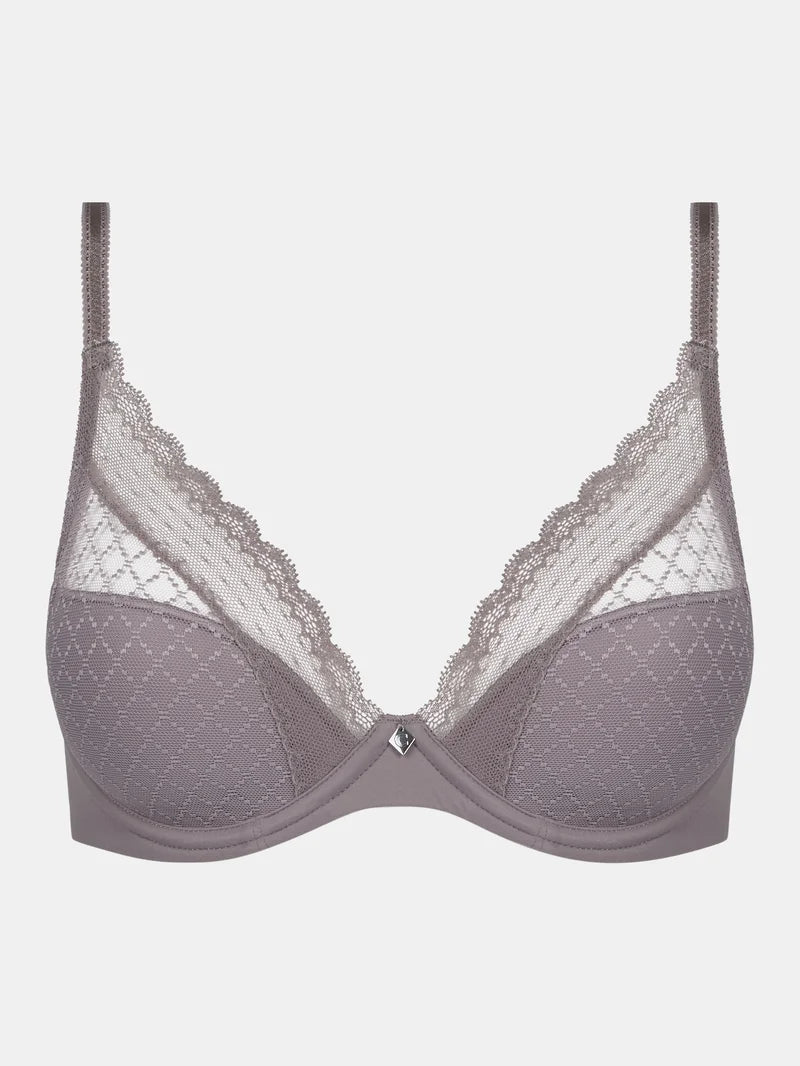 Chantelle EasyFeel - Norah Chic Plunge T-Shirt Bra Bronzed Taupe