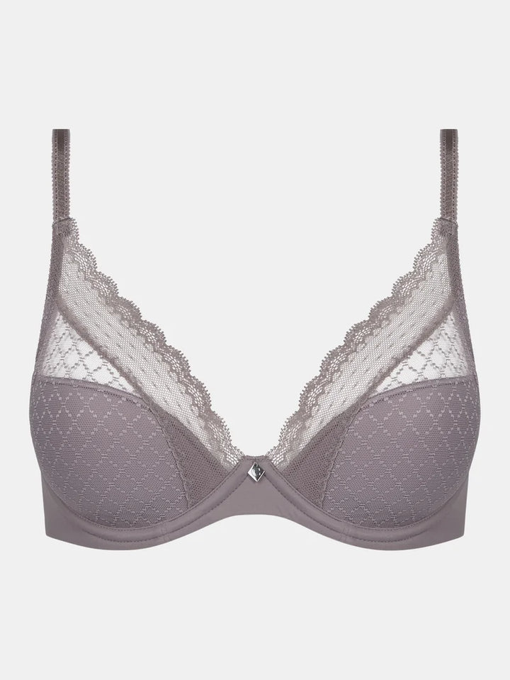 Chantelle EasyFeel - Norah Chic Plunge T-Shirt Bra Bronzed Taupe
