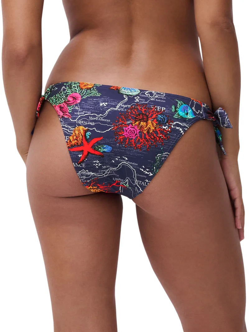 Chantelle Swimwear - Icon Tie Bikini Dark Mediterranean