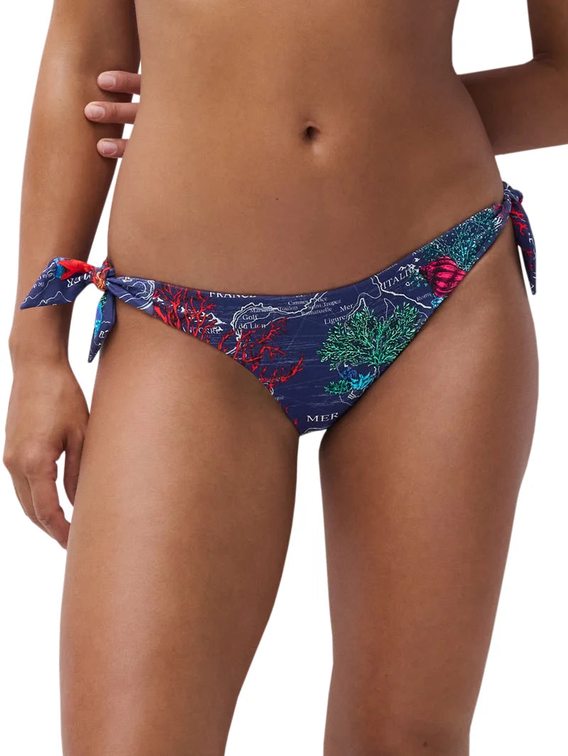 Chantelle Swimwear - Icon Tie Bikini Dark Mediterranean