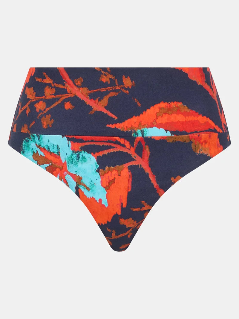 Chantelle Swimwear - Icon Full Brief Ink Flowers
