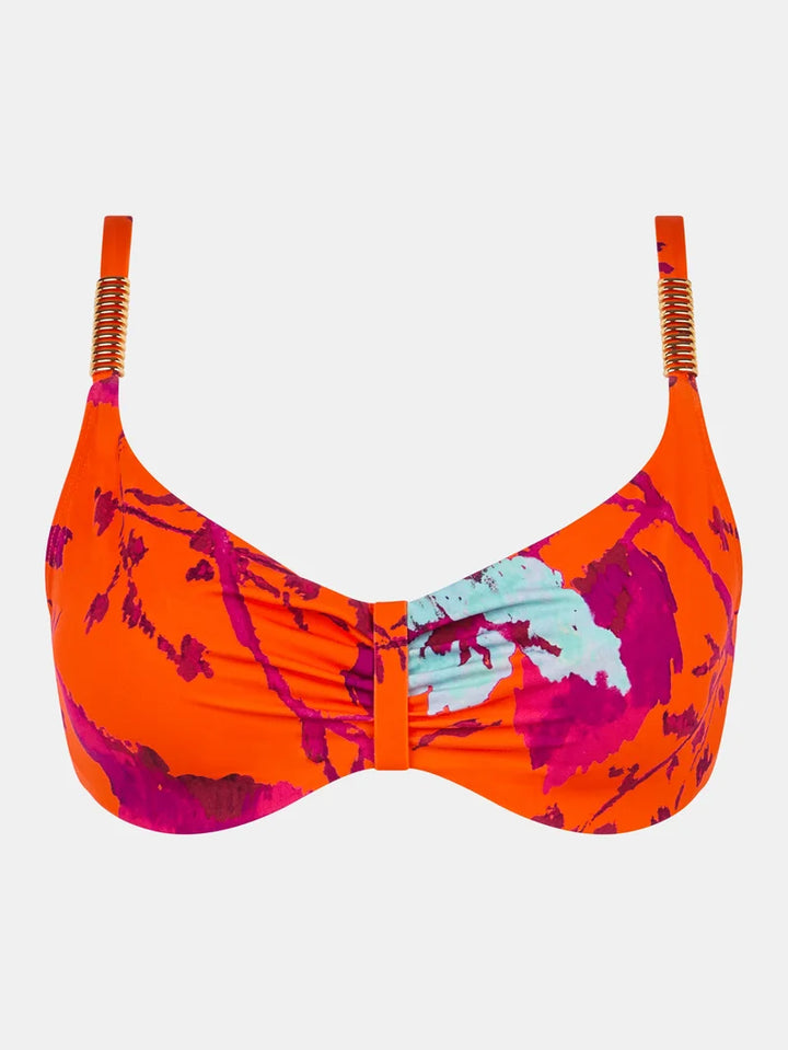 Chantelle Swimwear - Icon Covering Underwired Bra Painted Flowers