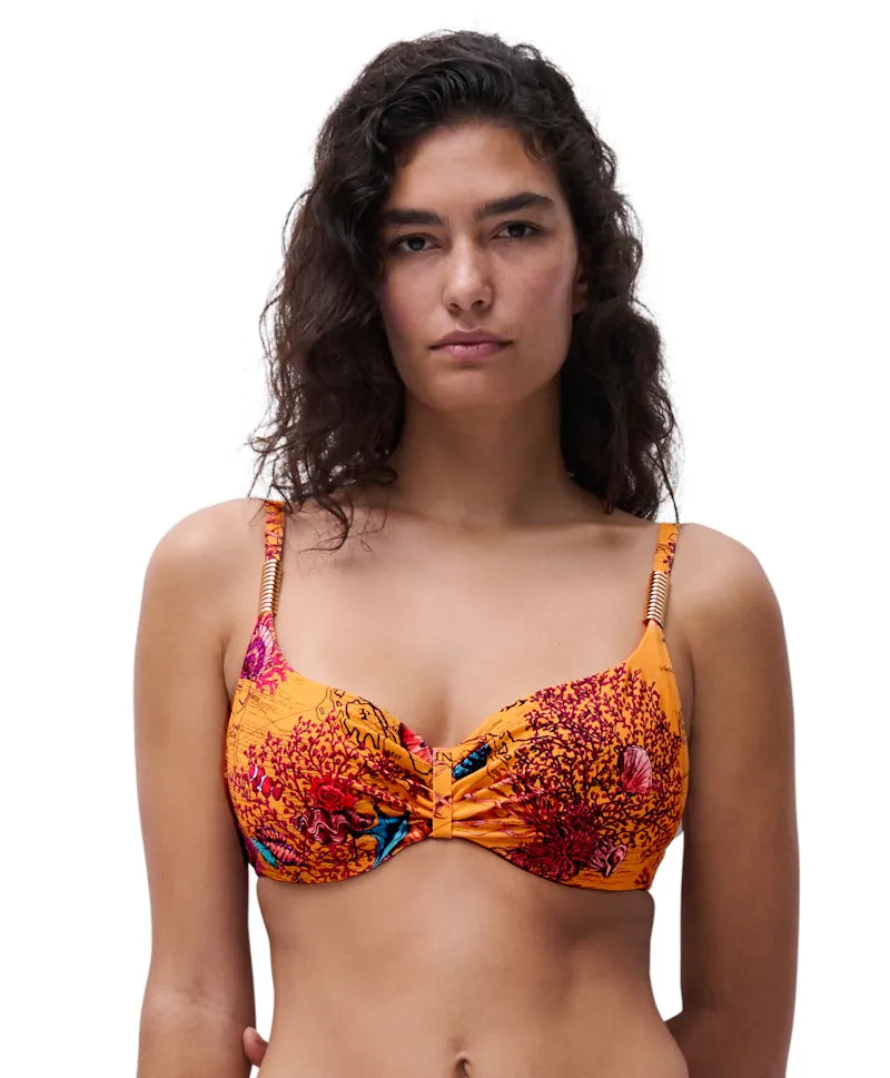 Chantelle Swimwear - Icon Covering Underwired Bikini Light Mediterranean