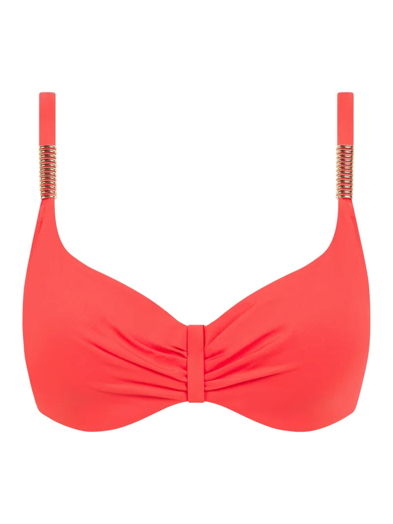 Chantelle Swimwear - Icon Covering Underwired Bikini Bright Coral