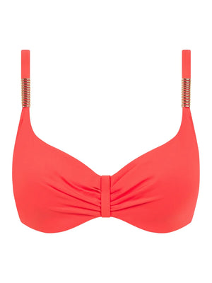 Chantelle Swimwear - Icon Covering Underwired Bikini Bright Coral