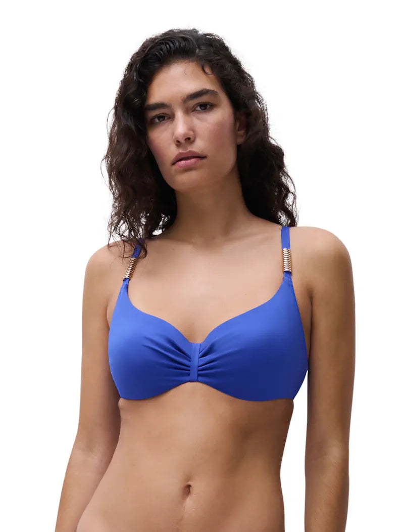 Chantelle Swimwear - Icon Covering Underwired Bikini Greek Blue
