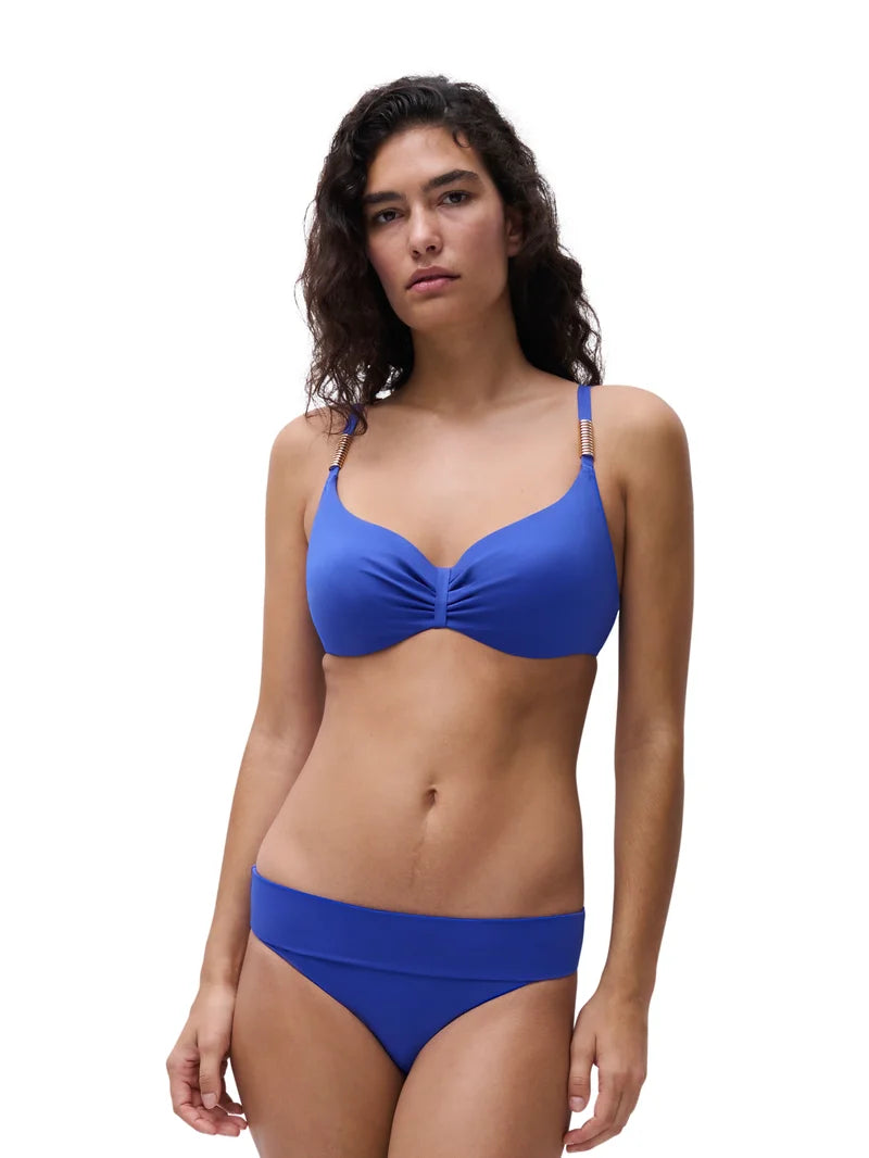 Chantelle Swimwear - Icon Covering Underwired Bikini Greek Blue