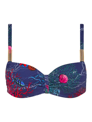 Chantelle Swimwear - Icon Half-Cup Memory Bikini Dark Mediterranean