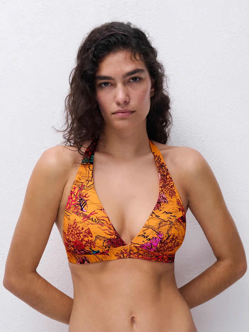 Chantelle Swimwear - Icon Wirefree Triangle Spacer Bra Light Mediterranean