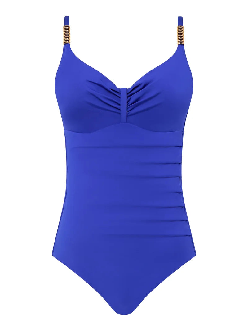 Chantelle Swimwear - Icon Covering Underwired Swimsuit Greek Blue