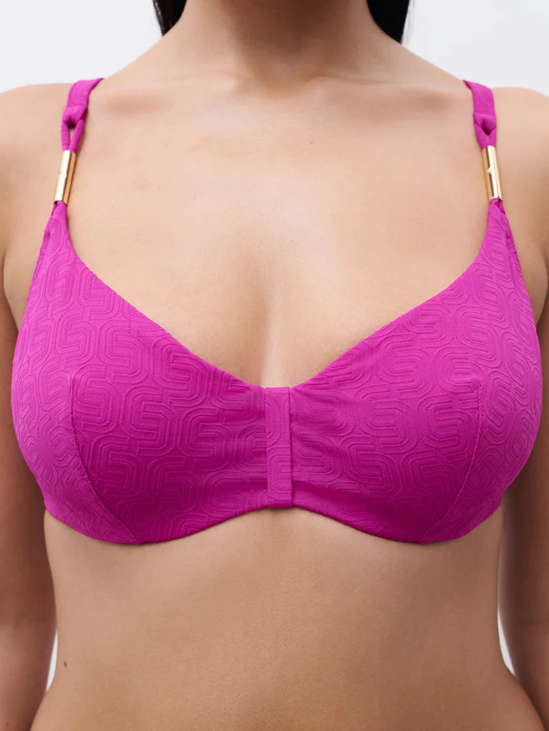 Chantelle Swimwear - Hera Covering Underwired Bra Tyrian Fuchsia