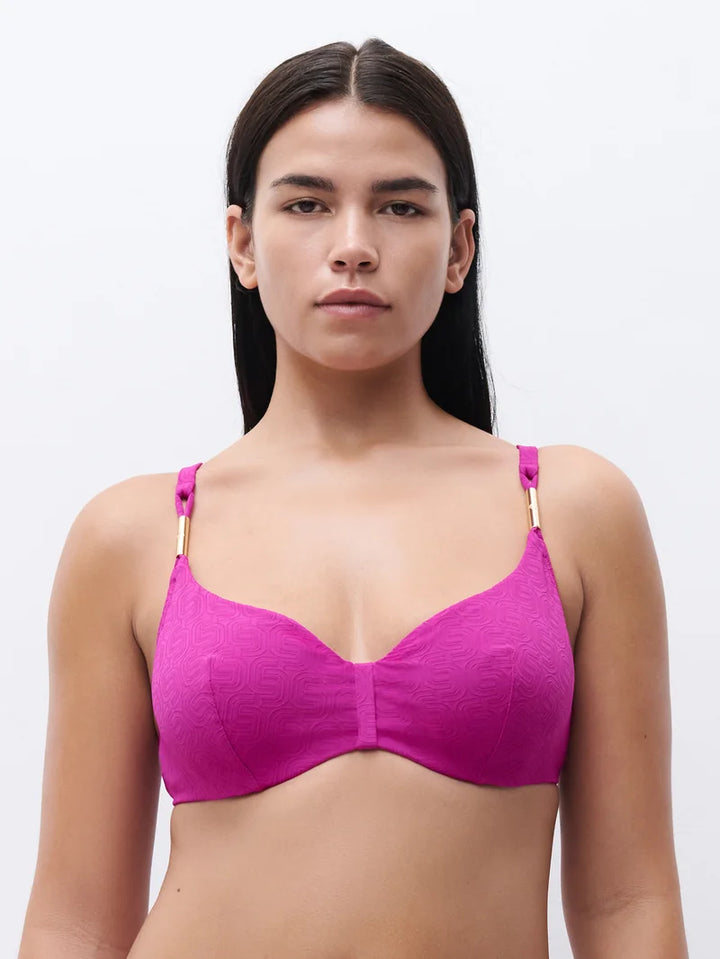 Chantelle Swimwear - Hera Covering Underwired Bra Tyrian Fuchsia