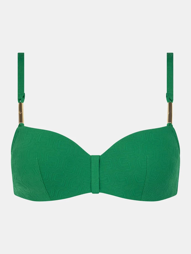 Chantelle Swimwear - Hera Half-Cup Memory Bra Emerald Green