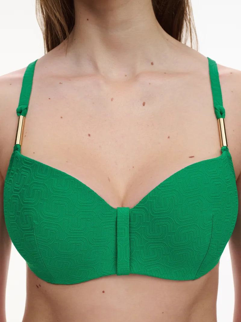 Chantelle Swimwear - Hera Half-Cup Memory Bra Emerald Green