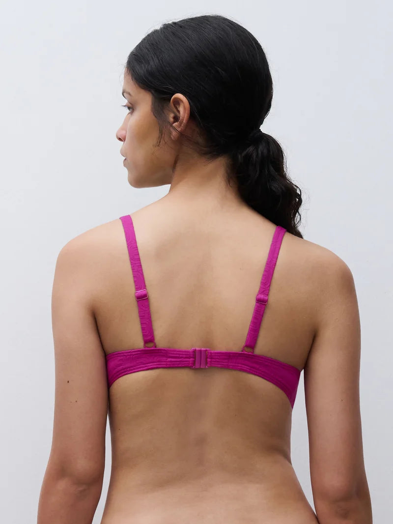 Chantelle Swimwear - Hera Half-Cup Memory Bra Tyrian Fuchsia