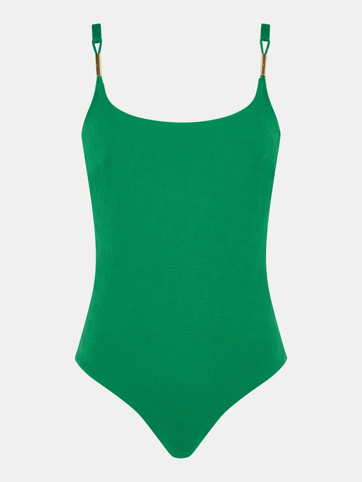 Chantelle Swimwear - Hera Covering Underwired Swimsuit Emerald Green