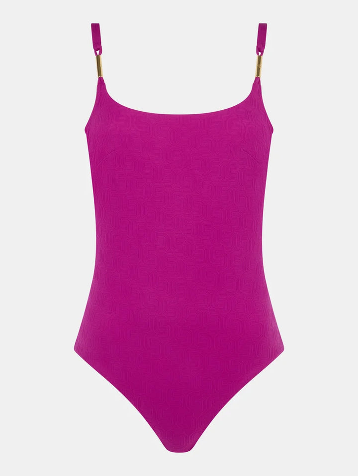 Chantelle Swimwear - Hera Covering Underwired Swimsuit Tyrian Fuchsia