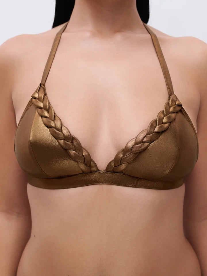 Chantelle - Shaman Wirefree Triangle Spacer Bra Shadow Bronze