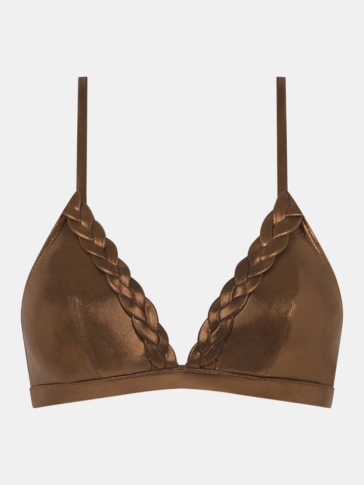 Chantelle - Shaman Wirefree Triangle Spacer Bra Shadow Bronze