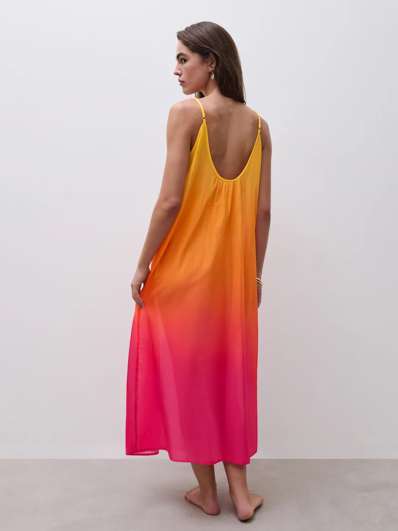 Chantelle - Aurora Long Dress Sunrise Tie & Dye