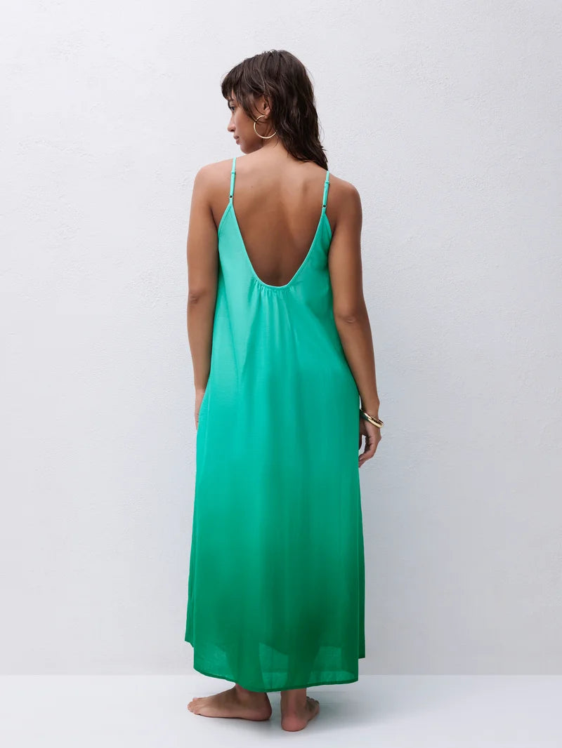Chantelle - Aurora Long dress Lagoon Tie And Dye