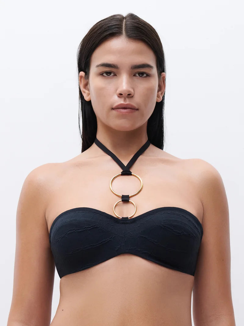 Chantelle Swimwear - Eclipse Bandeau Underwired Bra Black