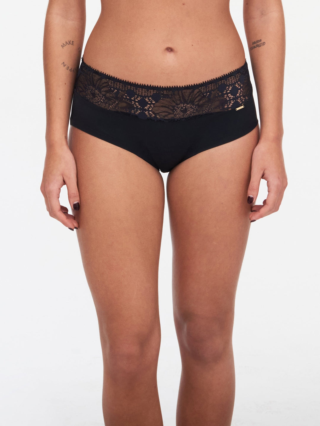 Chantelle Life Lace Hipster - Black Brief Chantelle 