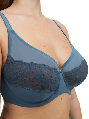 Chantelle - Orangerie Dream Very Covering Underwired Bra Jeans Blue
