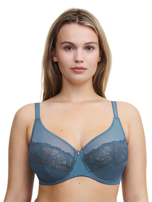 Chantelle - Orangerie Dream Very Covering Underwired Bra Jeans Blue