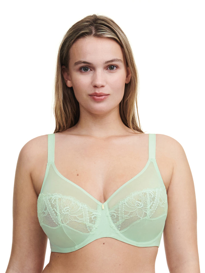 Chantelle - Orangerie Dream Very Covering Underwired Bra Green Lily