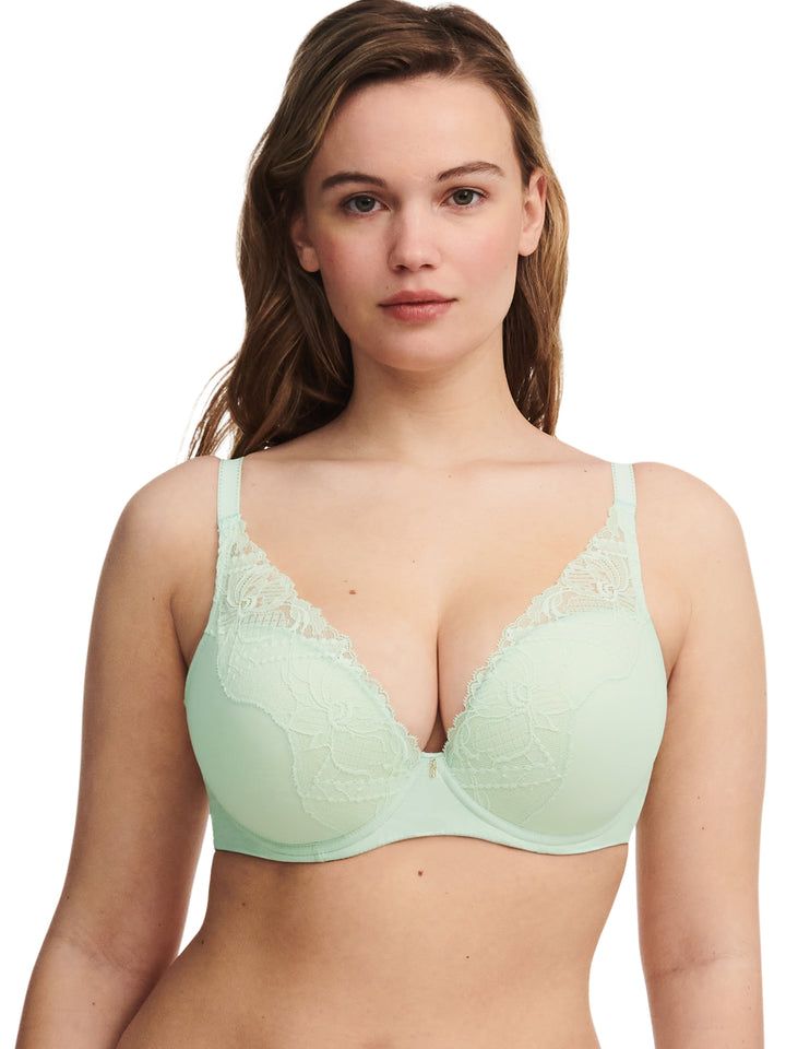 Chantelle - Orangerie Dream Plunge T-Shirt Bra Green Lily