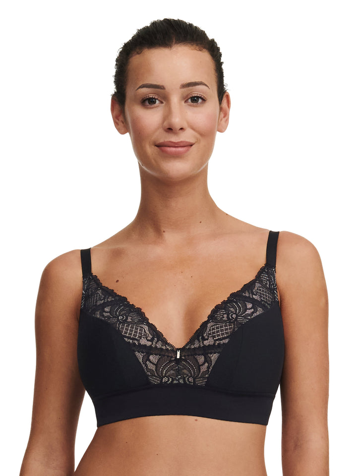 Chantelle Orangerie Dream Wirefree Support Sujetador de espuma - Sujetador suave negro Chantelle