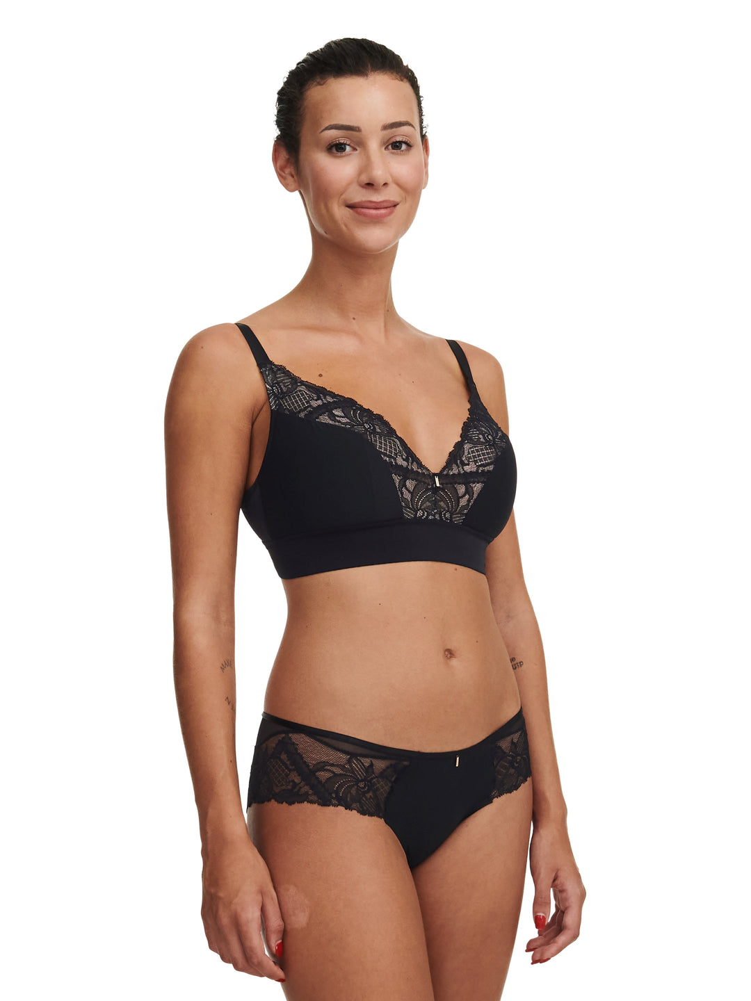 Chantelle Orangerie Dream Soutien-Gorge Sans Armature Mousse - Noir Soutien-Gorge Souple Chantelle