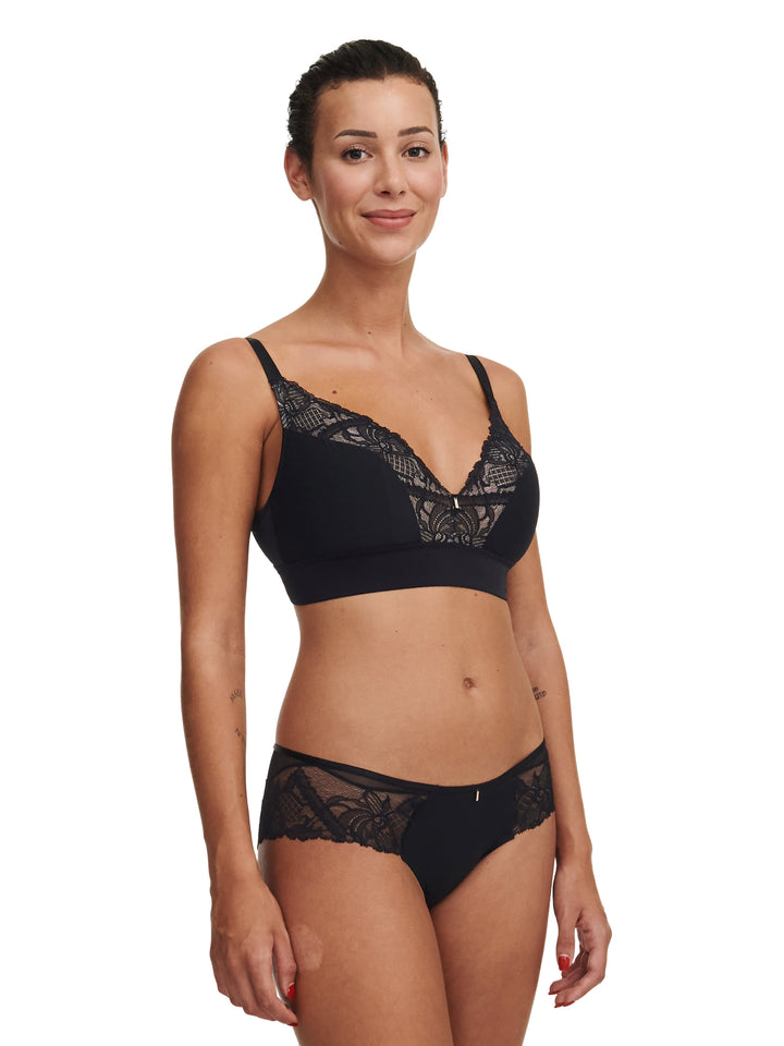 Chantelle Orangerie Dream Wirefree Support Sujetador de espuma - Sujetador suave negro Chantelle