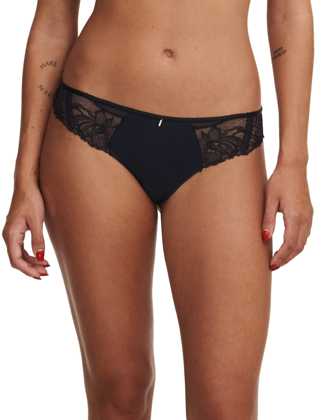 Chantelle Orangerie Dream Tanga - Black Thong Chantelle 