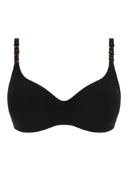 Chantelle Swimwear - Emblem Covering Underwired Bra Black