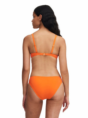 Chantelle Swimwear Emblem Half-Cup Memory Bikini - Orange Half Cup Bikini Chantelle 
