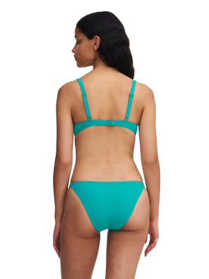 Chantelle Swimwear Emblem Half-Cup Memory Bikini - Lake Blue Half Cup Bikini Chantelle 