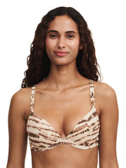 Chantelle Swimwear - Emblem Half-Cup Memory Bra Python