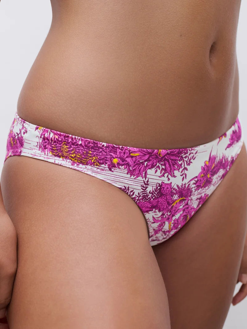 Chantelle Swimwear - Sauvage Bikini Brief White Jungle