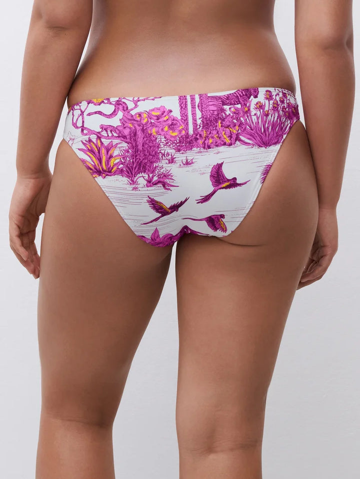 Chantelle Swimwear - Sauvage Bikini Brief White Jungle