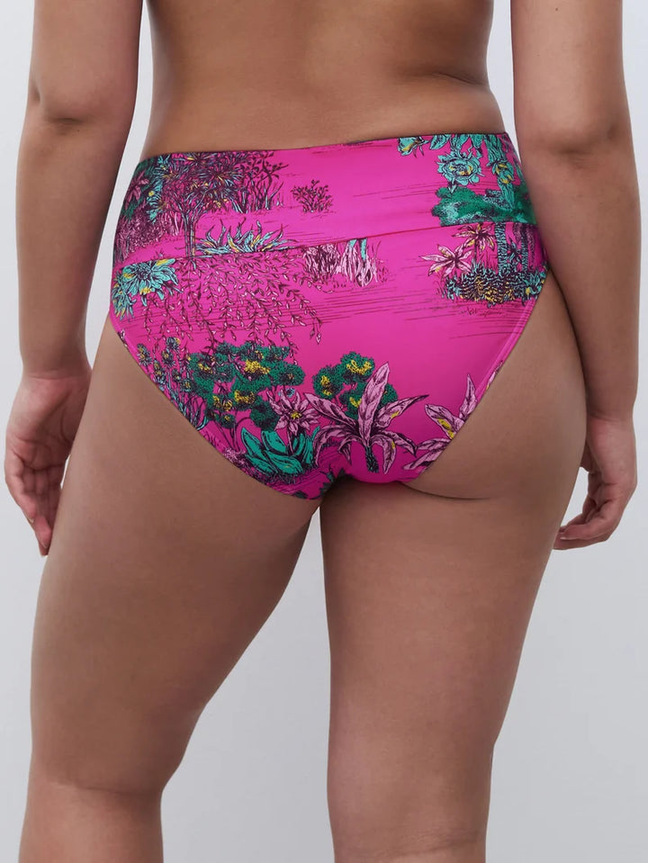 Chantelle Swimwear - Sauvage Full Brief Pink Jungle