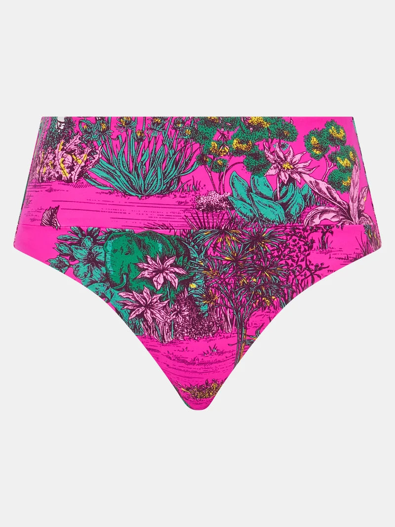 Chantelle Swimwear - Sauvage Full Brief Pink Jungle