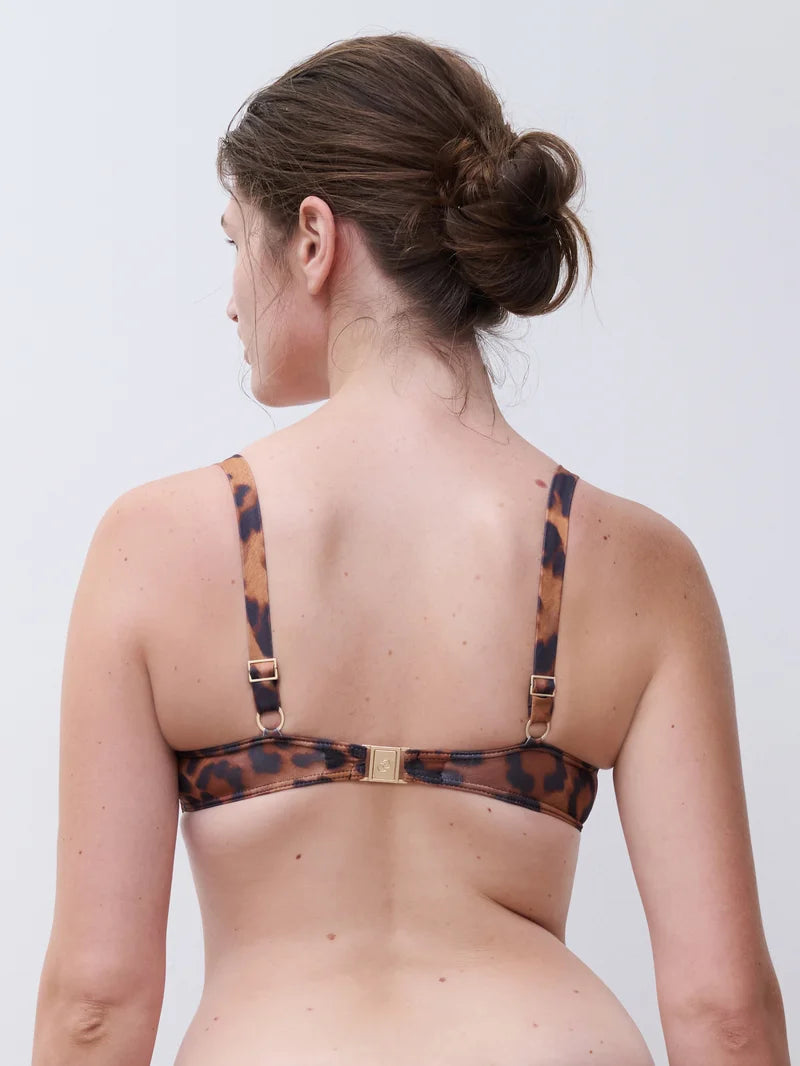 Chantelle Swimwear - Sauvage Covering Underwired Bra Wild Leopard