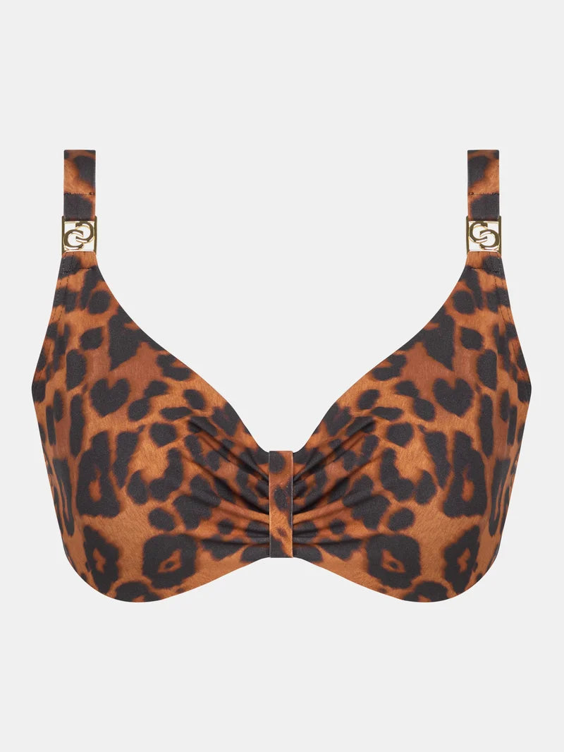 Chantelle Swimwear - Sauvage Covering Underwired Bra Wild Leopard